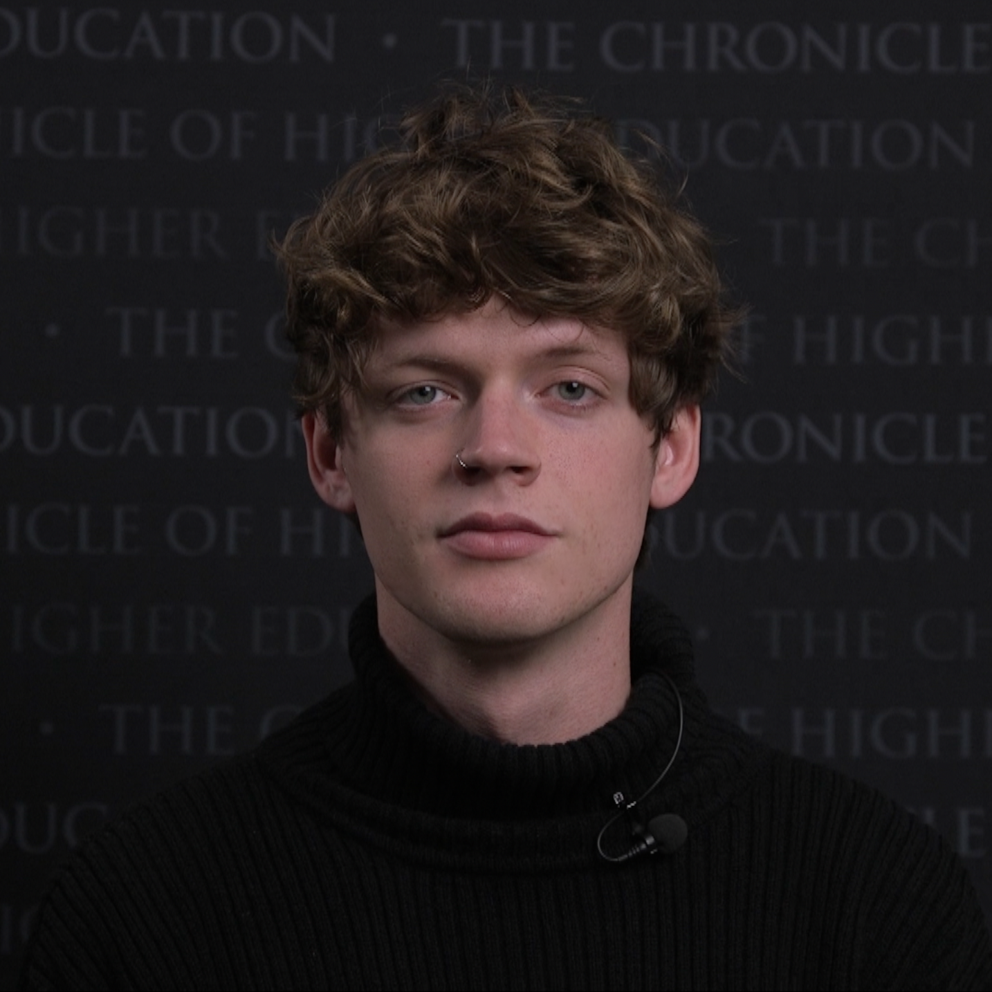 Garrett Shanley facing the camera directly